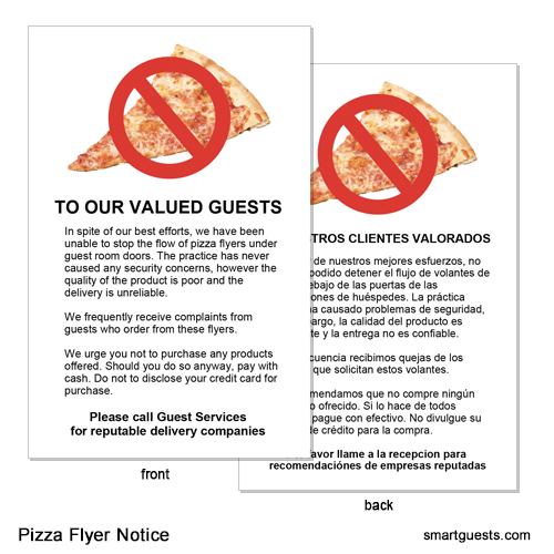 Pizza Flyer Notices Pizza Flyer Notices