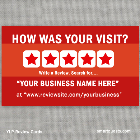 YLP Review Cards YLP Review Cards