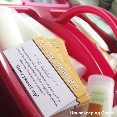 Housekeeping Cards 2″ x 3.5″