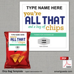 Chip Bag Template